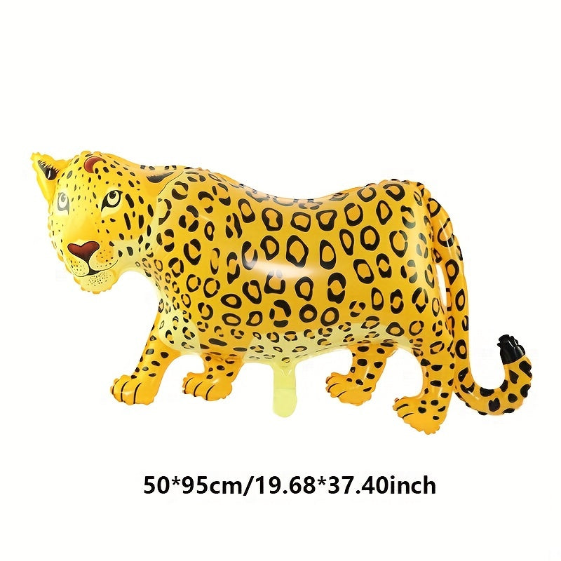 Wild Animal Leopard Balloon Forest Jungle Birthday Party Theme Decoration