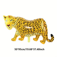 Wild Animal Leopard Balloon Forest Jungle Birthday Party Theme Decoration