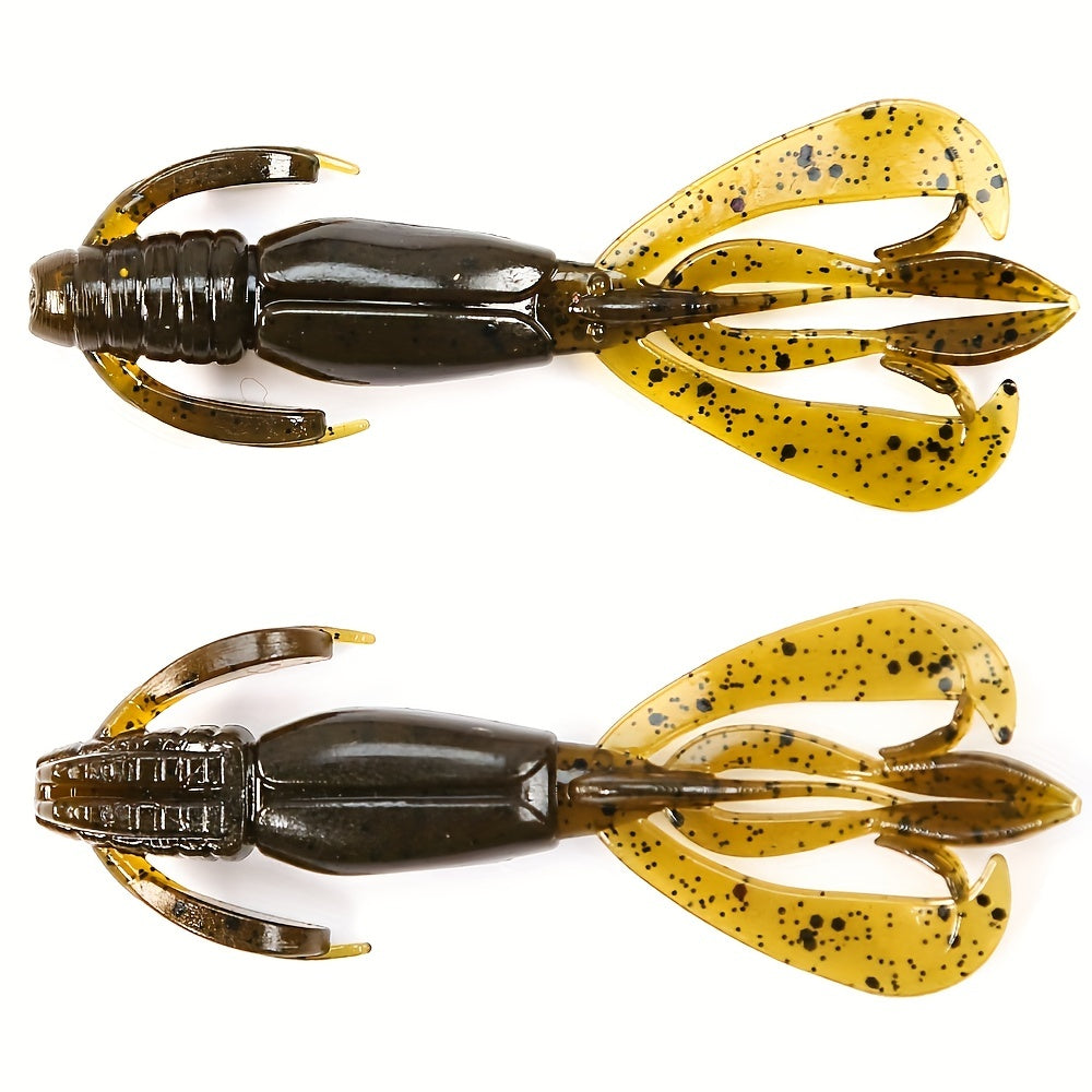 B&U 60mm Floating Crazy Flapper Soft Lure Swimbait for Bass and Perch