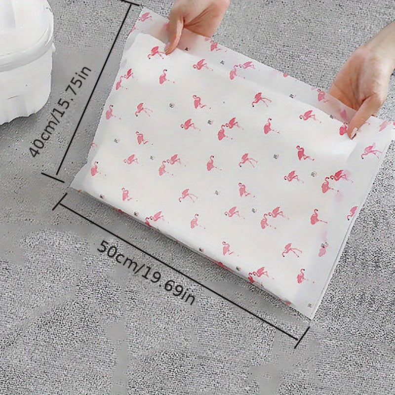 Pattern Storage Pouch Dustproof Bag Translucent Clothes Bag