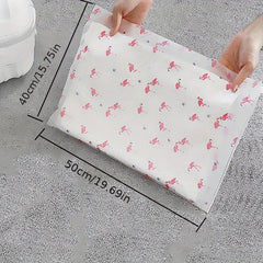 Pattern Storage Pouch Dustproof Bag Translucent Clothes Bag