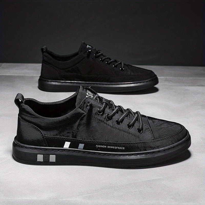 Men's Lace Up Canvas Sneakers Casual Outdoor Walking Shoes