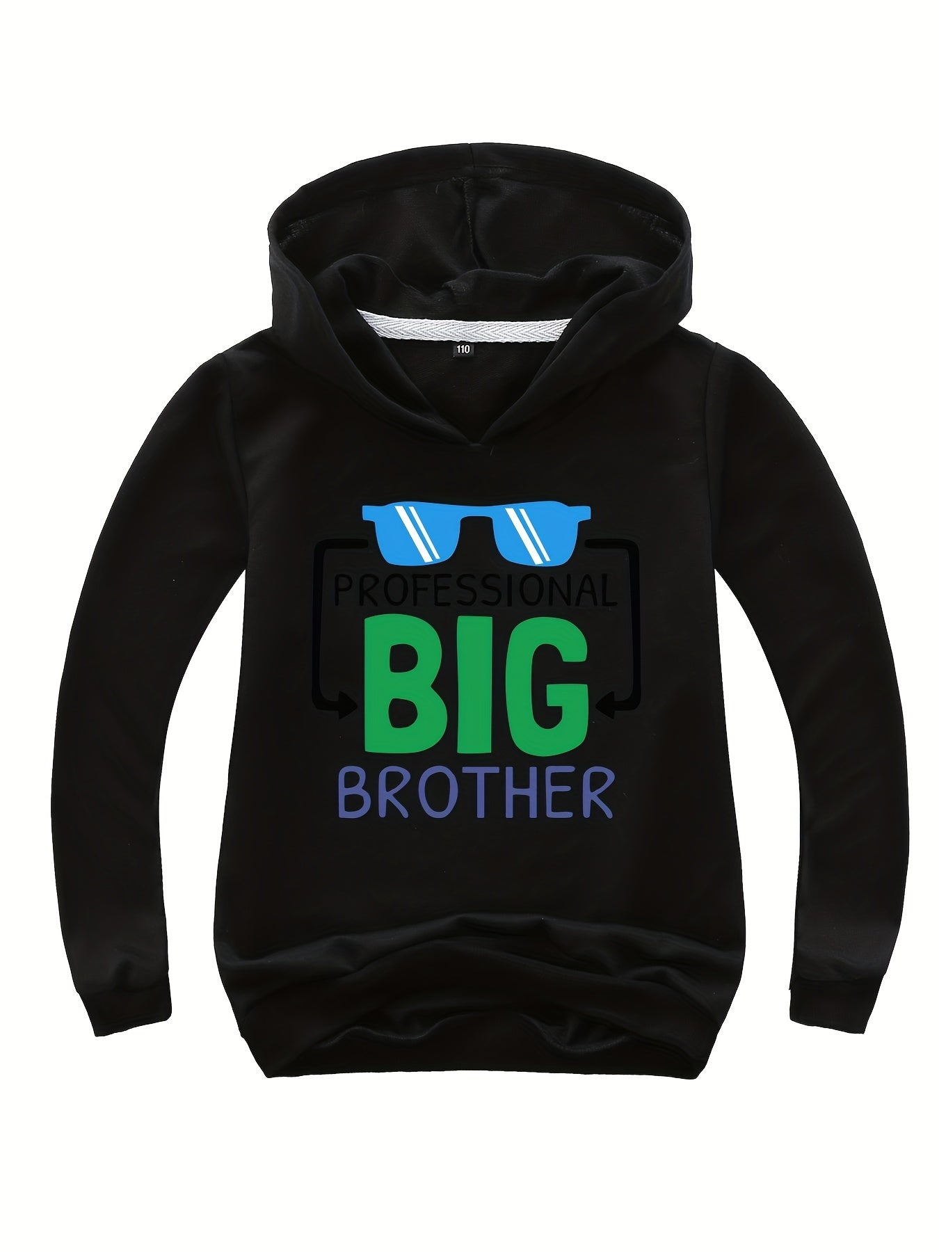 PRO BIG BROTHER Boys Hooded Sweatshirt Spring Fall Kids Clothing