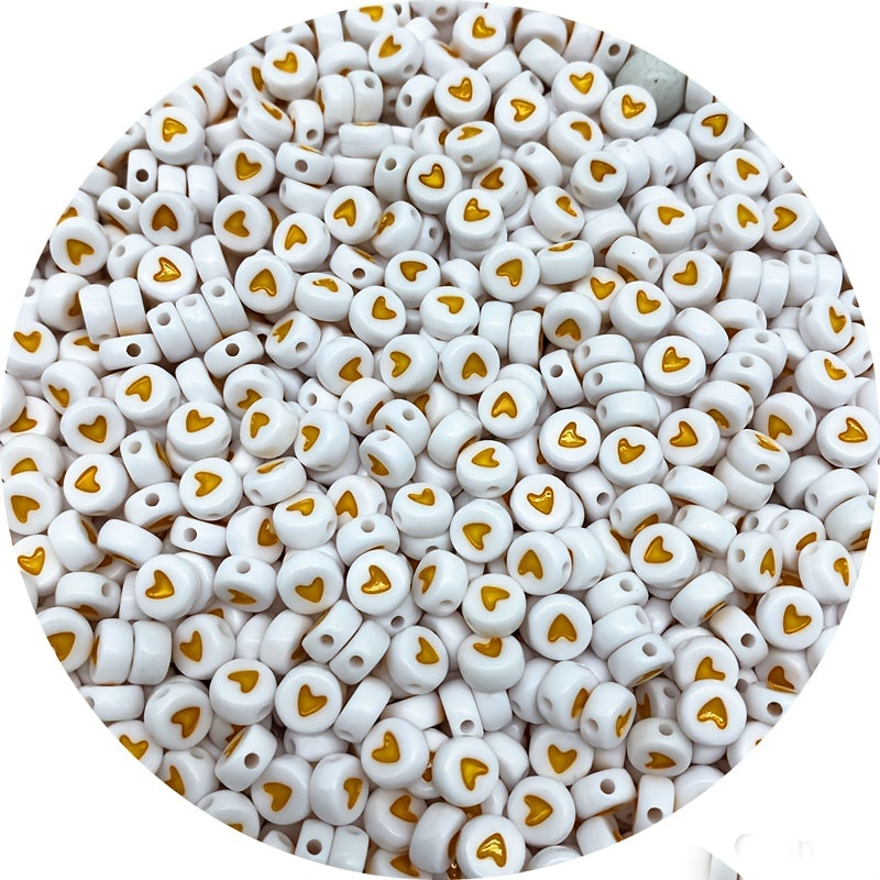 100pc Alphabet Beads for DIY Jewelry Making & Bracelets