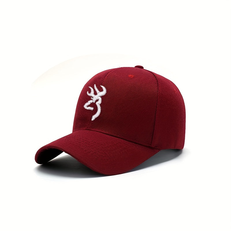 Scorpion Embroidery Baseball Cap Unisex Solid Sun Hat Adjustable Golf Dad Hat