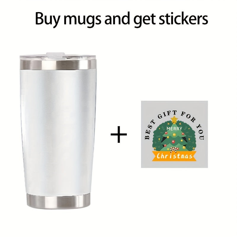20oz DIY Tumbler Cup Reusable Vacuum Tumbler with Lid