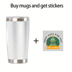 20oz DIY Tumbler Cup Reusable Vacuum Tumbler with Lid