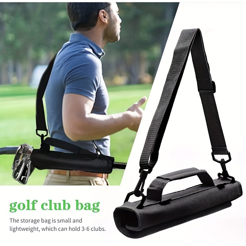 Portable Polyester Golf Club Handbag Fits 3-6 Clubs