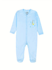 Baby Boy Long Sleeve Rompers 3-Piece Set
