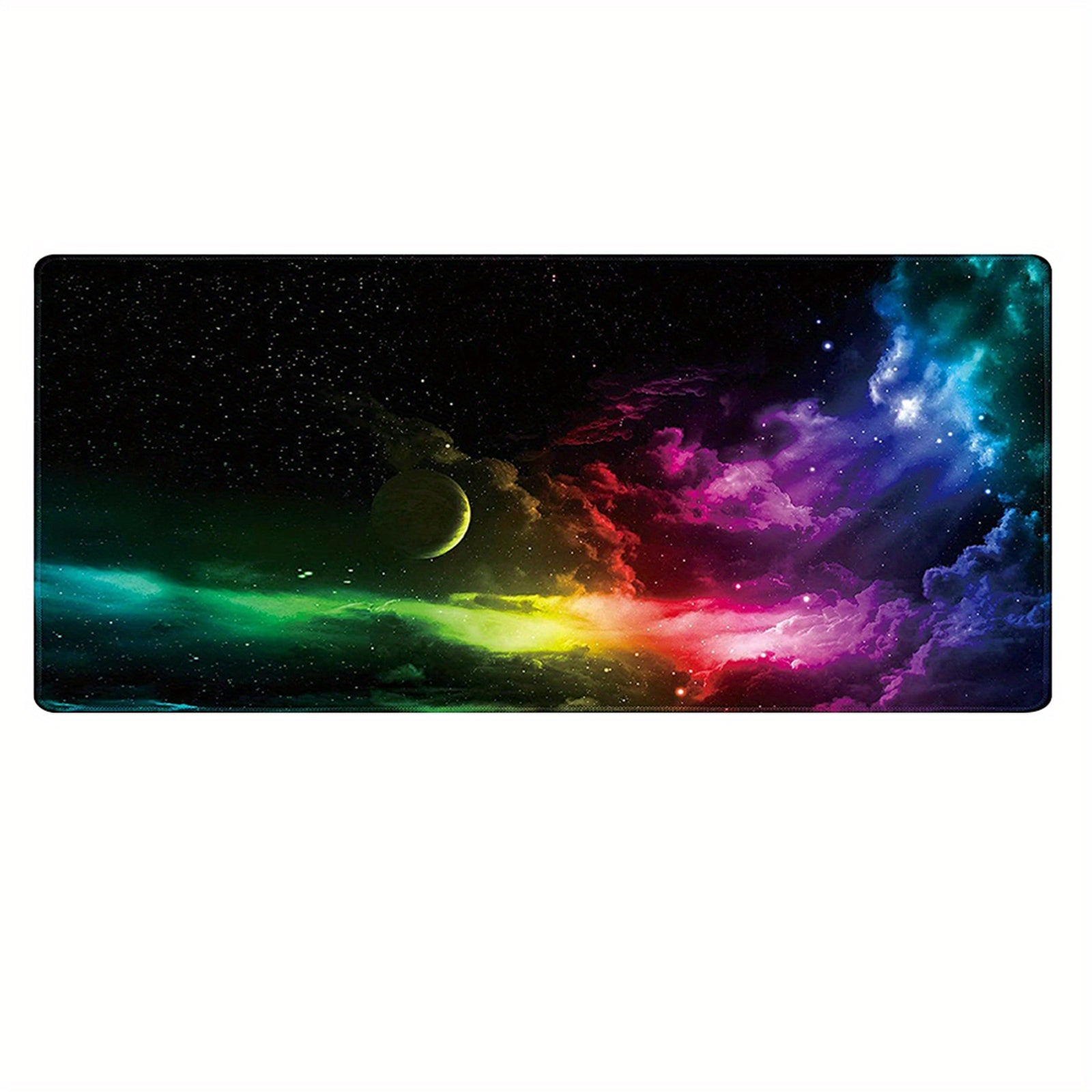 Non-slip Wide Large Mouse Pad and Keyboard Pad Starry Sky