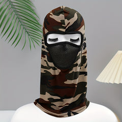 Camouflage Face Mask Unisex Balaclava UV Protection Warm Ski Mask