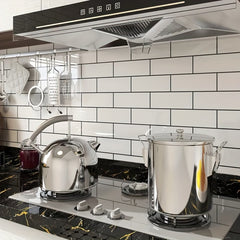 Glossy Self-adhesive Waterproof Wall Paper for Kitchen Living Room