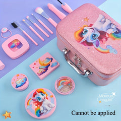 Kids Makeup Play Kit 15pcs with Lipstick & Eyeshadows in Bag