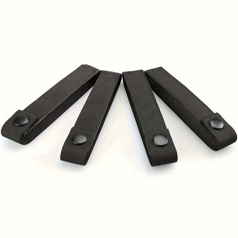 4pcs Molle Webbing Strap Nylon Snap Straps Outdoor Backpack Snap Strap