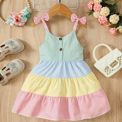 Rainbow Spaghetti Strap Dresses for a Colorful Wardrobe
