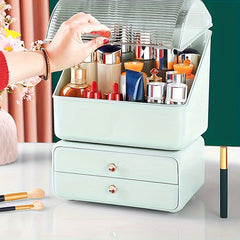 Makeup Drawer Storage Box With Lid Plastic Skincare Storage Box