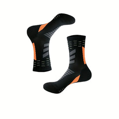 Pro Sports Socks, Unisex Crew Socks for Basketball & Outdoors