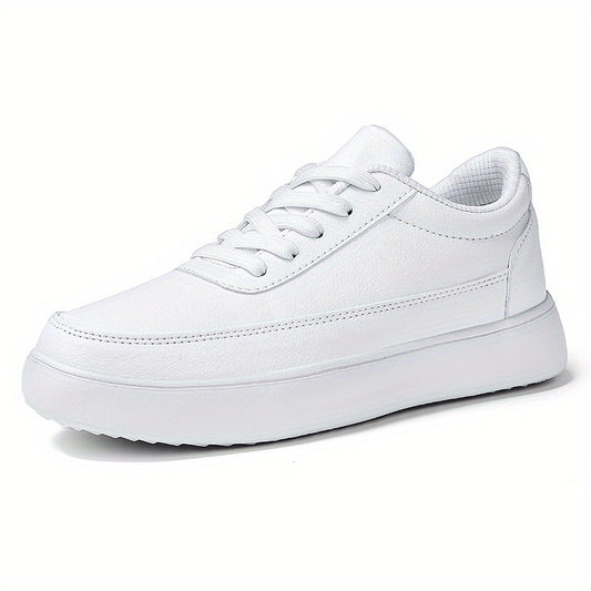 Men's PU Leather Sneakers Comfortable Walking Shoes
