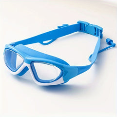 Swimming Goggles With Earplugs for Adults & Kids