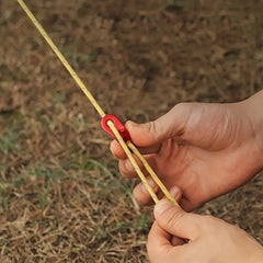 4 Pack Outdoor Aluminum Alloy Guyline Adjuster Tent Guyline Tensioner