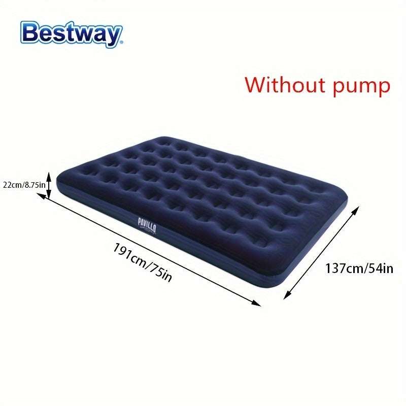 Soft Air Mattress Flocked Tent Moisture Pad Portable Air Bed For Travel
