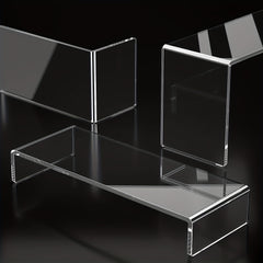 3-Layer Clear Acrylic Display Stand for Desserts Dolls Cosmetics