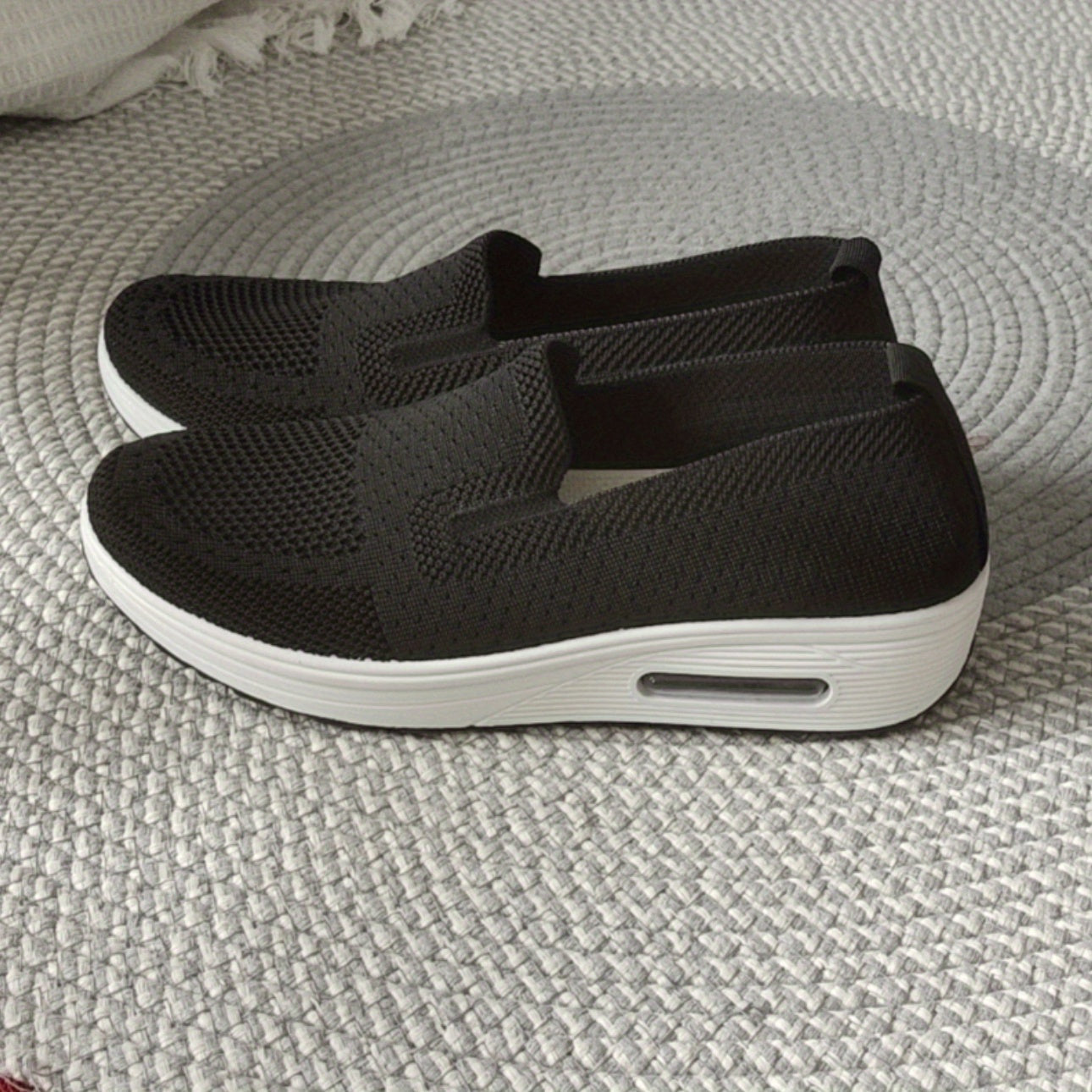 Women's Air Cushion Slip On Sock Shoes Casual Walking Shoes