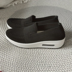 Women's Air Cushion Slip On Sock Shoes Casual Walking Shoes