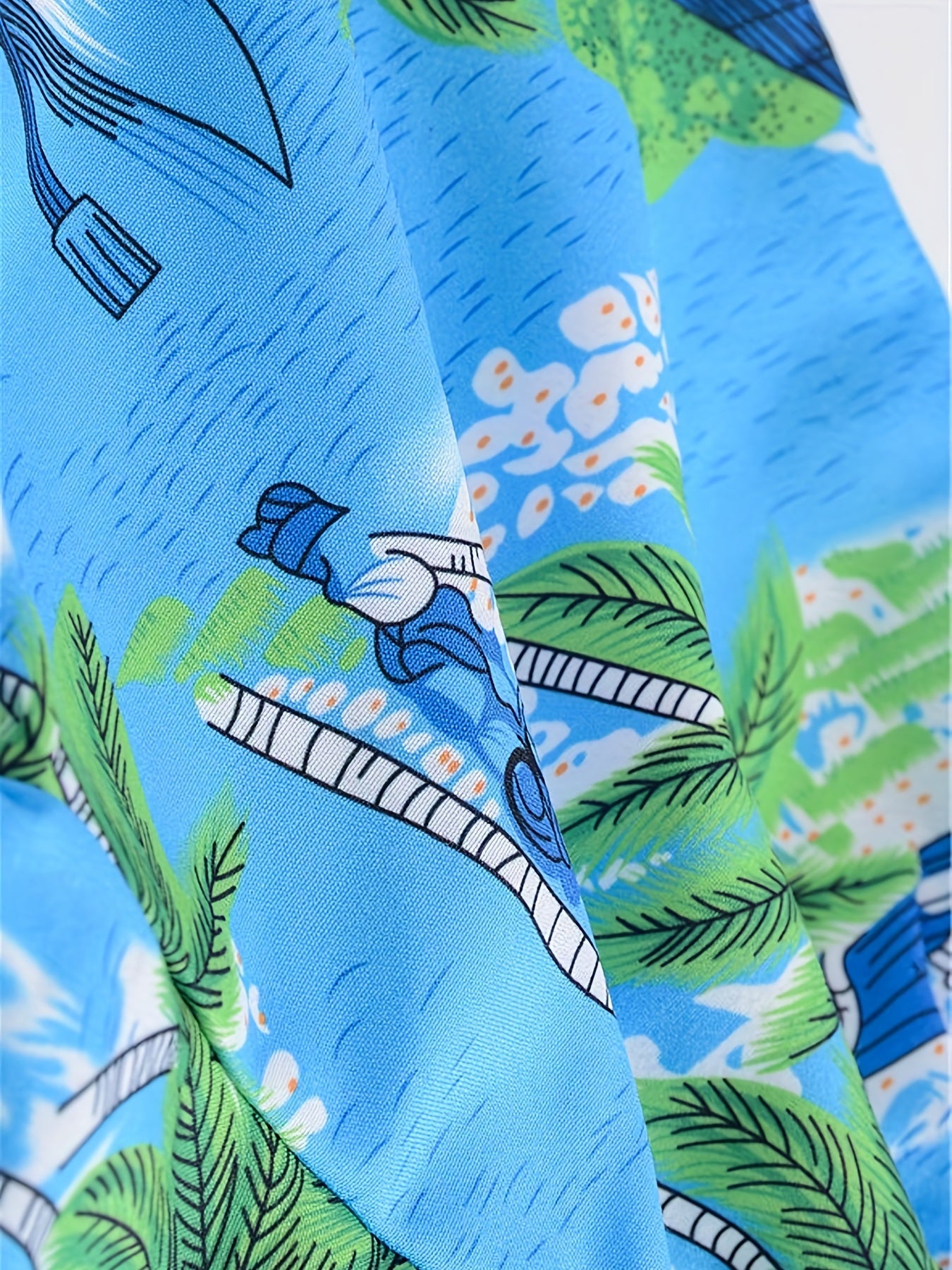 Toddler Boys Coconut Forest Graphic Swim Trunks