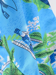 Toddler Boys Coconut Forest Graphic Swim Trunks