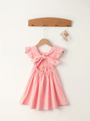 Baby Girl's Ruffle Pleated Dress for Casual Occasions