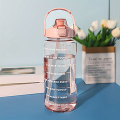 32 oz Sports Water Bottle with Scale and Straw for Outdoor Hiking and Gym