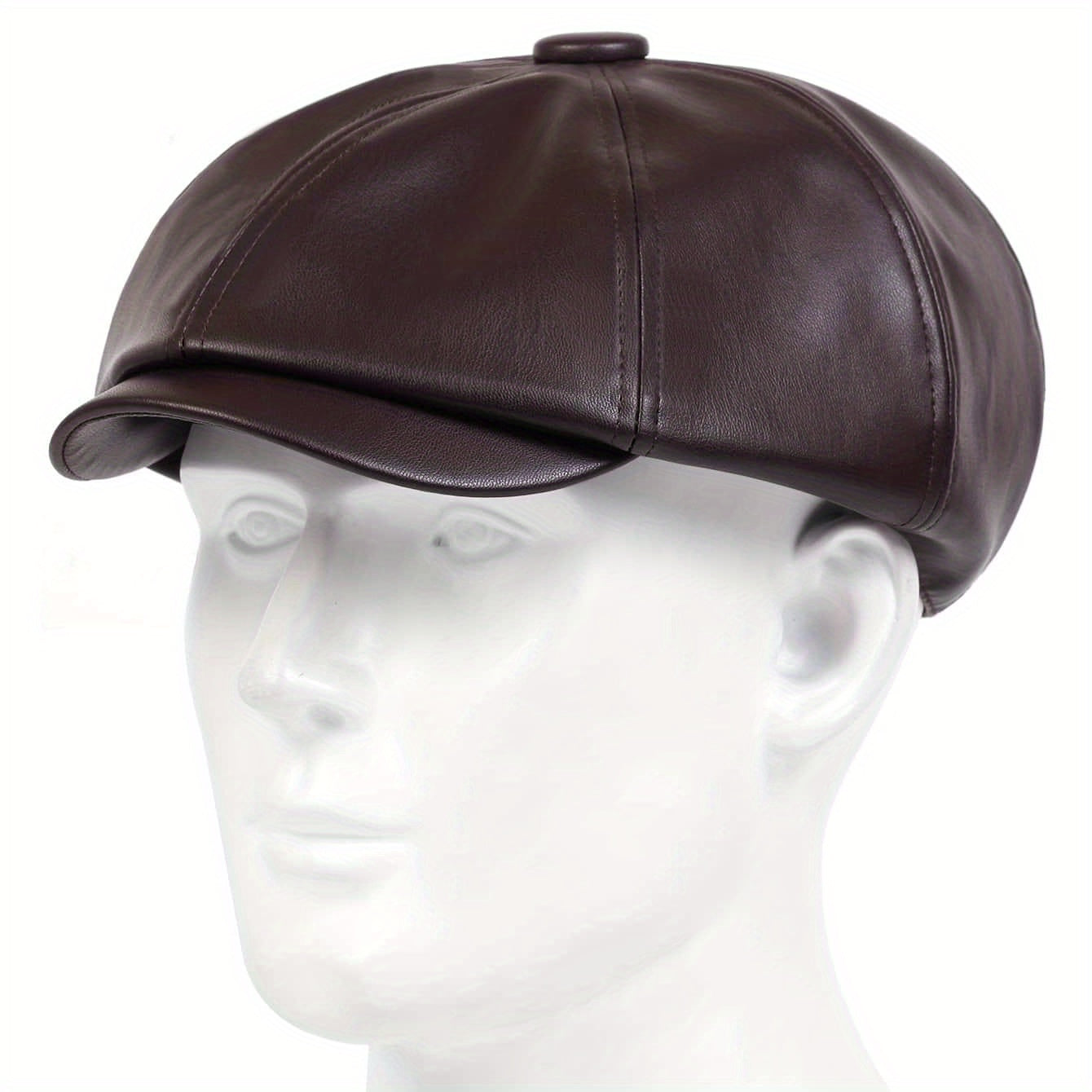 Adjustable Ear Protection Newsboy Cap for Men Women