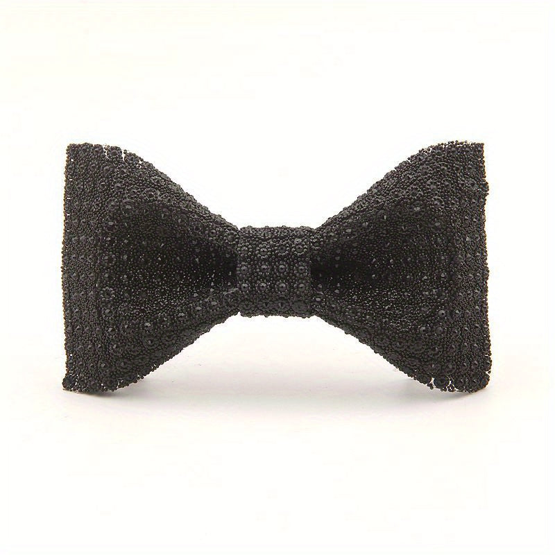 Men's Rhinestone Wedding Bow Tie Groom Decorative Accessories