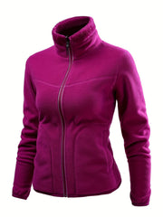 Double Sided Fleece Anti-Static Warm Jacket Women's Sportswear