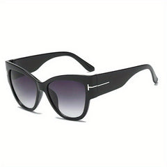 Large Cat Eye Sunglasses Gradient Vintage Sunshade Eyewear