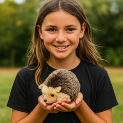 Realistic Hedgehog Plush Toy 19 Soft Stuffed Animal Gift for Kids