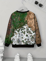 Teens Hot Game 3D Print Sweatshirt Kids Casual Pullover Street Wear