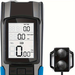 Waterproof Bicycle Light w/ Speedometer Odometer & Horn, 4 Lighting Modes