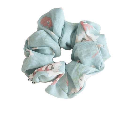 Flower Pattern Hair Tie Elastic Scrunchie Ponytail Hair Rope