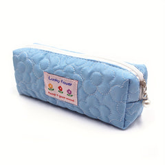 Flower Pattern Pencil Case Stationery Bag Large Capacity