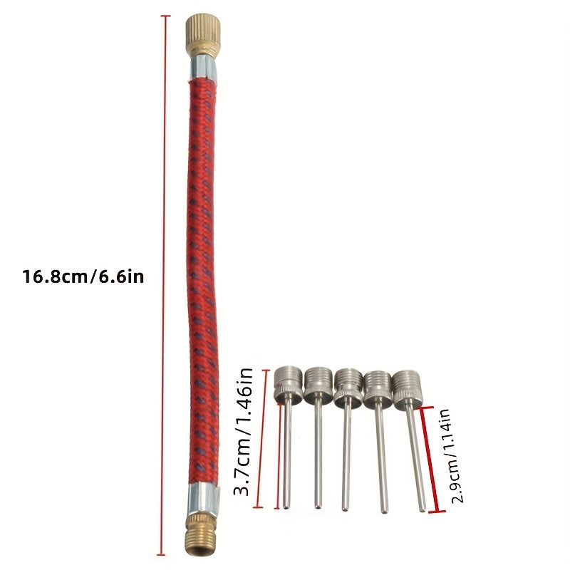 Portable Tire Inflating Needle Set for Bike Tyres Balls Airbeds