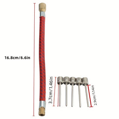 Portable Tire Inflating Needle Set for Bike Tyres Balls Airbeds