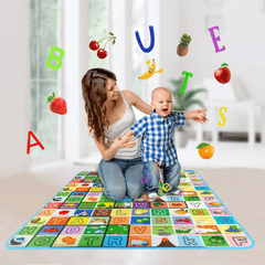 Foldable Baby Play Mat Soft Foam Playmate with Carry Bag for Toddler
