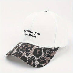 Leopard Embroidered Baseball Cap for Outdoor