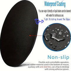 Cat Pattern Round Mouse Pad Stylish Round Mousepad