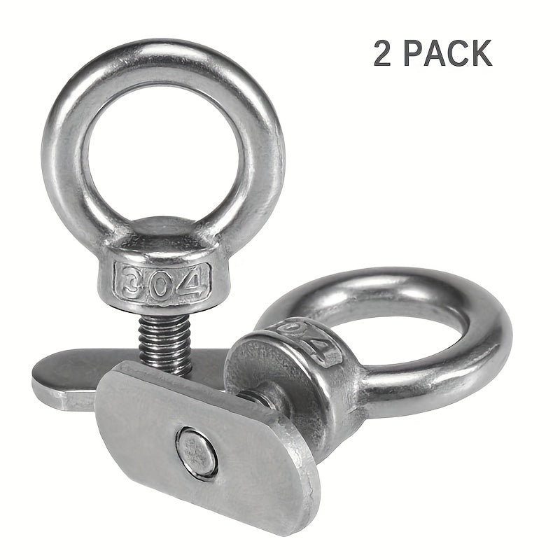 304 Stainless Steel Tie Down Eyelet for Kayaking Bungee Cord & Rope