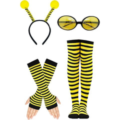 4PCS BumbleBee Costume for Adults Party Cosplay