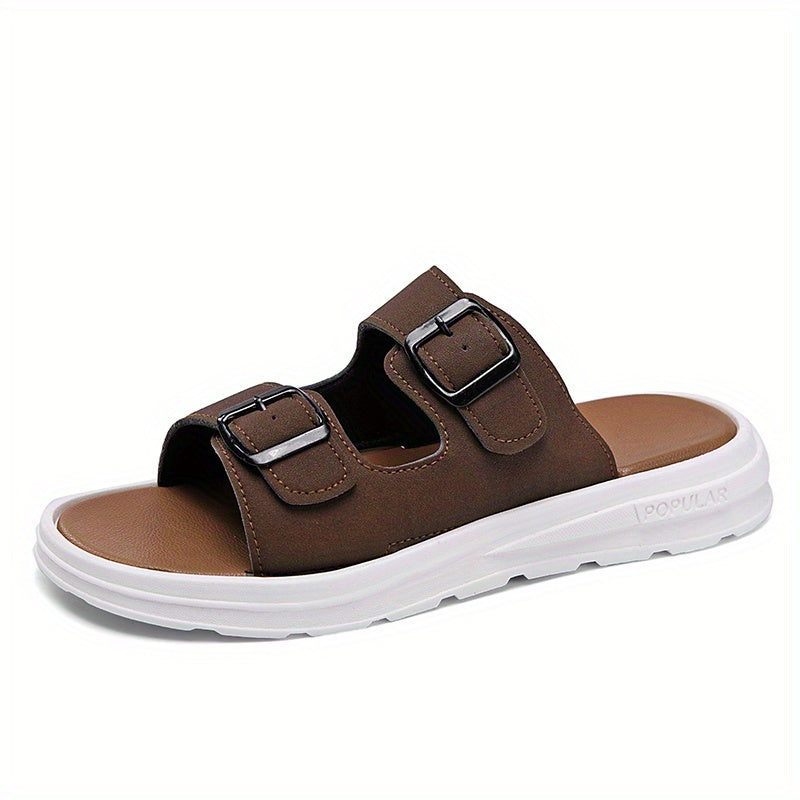 Men's Cloud Slides Non Slip Platform Sandals