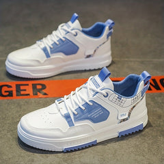 Men's Lace-up Skate Shoes Sporty Low Top Sneakers
